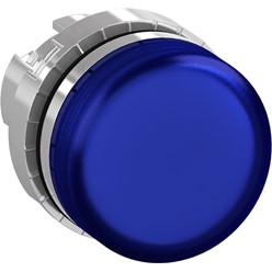 Signaallamp Plastic lens type Blauw Metale modulaire serie